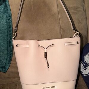 Michael Kors Blush Pink Bucket Bag
